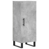 Thumbnail for Highboard Betongrau 34,5x34x180 cm Holzwerkstoff