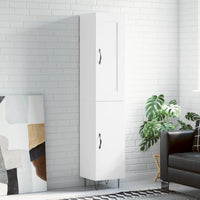 Thumbnail for Highboard Weiß 34,5x34x180 cm Holzwerkstoff