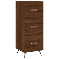 Thumbnail for Highboard Braun Eichen-Optik 34,5x34x180 cm Holzwerkstoff