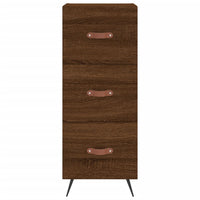 Thumbnail for Highboard Braun Eichen-Optik 34,5x34x180 cm Holzwerkstoff