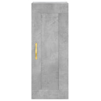 Thumbnail for Highboard Betongrau 34,5x34x180 cm Holzwerkstoff