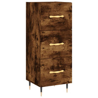 Thumbnail for Highboard Räuchereiche 34,5x34x180 cm Holzwerkstoff