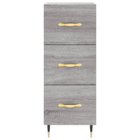 Thumbnail for Highboard Grau Sonoma 34,5x34x180 cm Holzwerkstoff