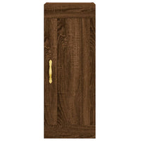 Thumbnail for Highboard Braun Eichen-Optik 34,5x34x180 cm Holzwerkstoff