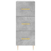 Thumbnail for Highboard Betongrau 34,5x34x180 cm Holzwerkstoff
