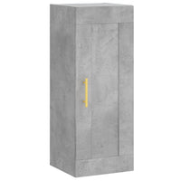 Thumbnail for Highboard Betongrau 34,5x34x180 cm Holzwerkstoff