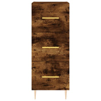 Thumbnail for Highboard Räuchereiche 34,5x34x180 cm Holzwerkstoff
