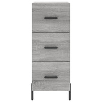 Thumbnail for Highboard Grau Sonoma 34,5x34x180 cm Holzwerkstoff