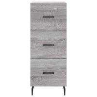 Thumbnail for Highboard Grau Sonoma 34,5x34x180 cm Holzwerkstoff