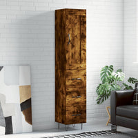 Thumbnail for Highboard Räuchereiche 34,5x34x180 cm Holzwerkstoff
