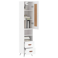 Thumbnail for Highboard Weiß 34,5x34x180 cm Holzwerkstoff