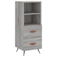 Thumbnail for Highboard Grau Sonoma 34,5x34x180 cm Holzwerkstoff