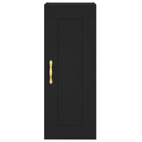 Thumbnail for Highboard Schwarz 34,5x34x180 cm Holzwerkstoff
