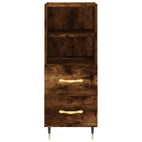 Thumbnail for Highboard Räuchereiche 34,5x34x180 cm Holzwerkstoff