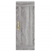 Thumbnail for Highboard Grau Sonoma 34,5x34x180 cm Holzwerkstoff