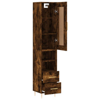 Thumbnail for Highboard Räuchereiche 34,5x34x180 cm Holzwerkstoff