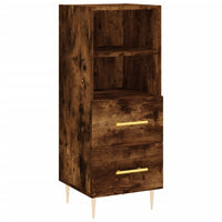 Thumbnail for Highboard Räuchereiche 34,5x34x180 cm Holzwerkstoff