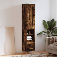 Thumbnail for Highboard Räuchereiche 34,5x34x180 cm Holzwerkstoff