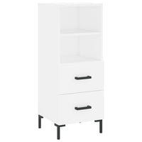 Thumbnail for Highboard Weiß 34,5x34x180 cm Holzwerkstoff