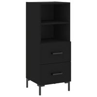 Thumbnail for Highboard Schwarz 34,5x34x180 cm Holzwerkstoff