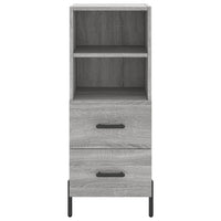 Thumbnail for Highboard Grau Sonoma 34,5x34x180 cm Holzwerkstoff