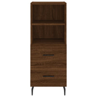 Thumbnail for Highboard Braun Eichen-Optik 34,5x34x180 cm Holzwerkstoff