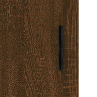 Thumbnail for Highboard Braun Eichen-Optik 34,5x34x180 cm Holzwerkstoff
