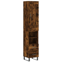 Thumbnail for Highboard Räuchereiche 34,5x34x180 cm Holzwerkstoff