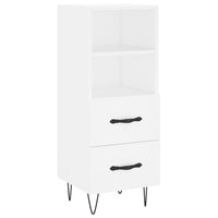 Thumbnail for Highboard Weiß 34,5x34x180 cm Holzwerkstoff