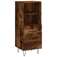 Thumbnail for Highboard Räuchereiche 34,5x34x180 cm Holzwerkstoff