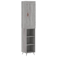 Thumbnail for Highboard Grau Sonoma 34,5x34x180 cm Holzwerkstoff