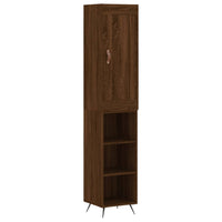 Thumbnail for Highboard Braun Eichen-Optik 34,5x34x180 cm Holzwerkstoff