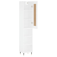 Thumbnail for Highboard Weiß 34,5x34x180 cm Holzwerkstoff