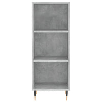 Thumbnail for Highboard Betongrau 34,5x34x180 cm Holzwerkstoff