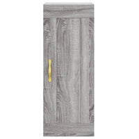 Thumbnail for Highboard Grau Sonoma 34,5x34x180 cm Holzwerkstoff