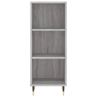 Thumbnail for Highboard Grau Sonoma 34,5x34x180 cm Holzwerkstoff
