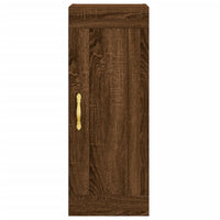 Thumbnail for Highboard Braun Eichen-Optik 34,5x34x180 cm Holzwerkstoff