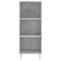 Thumbnail for Highboard Betongrau 34,5x34x180 cm Holzwerkstoff