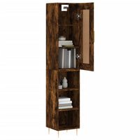 Thumbnail for Highboard Räuchereiche 34,5x34x180 cm Holzwerkstoff