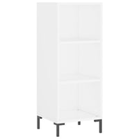 Thumbnail for Highboard Weiß 34,5x34x180 cm Holzwerkstoff