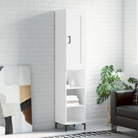 Thumbnail for Highboard Weiß 34,5x34x180 cm Holzwerkstoff