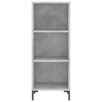 Thumbnail for Highboard Betongrau 34,5x34x180 cm Holzwerkstoff