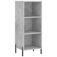 Thumbnail for Highboard Betongrau 34,5x34x180 cm Holzwerkstoff