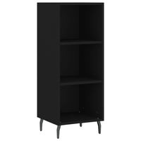 Thumbnail for Highboard Schwarz 34,5x34x180 cm Holzwerkstoff