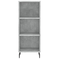 Thumbnail for Highboard Betongrau 34,5x34x180 cm Holzwerkstoff