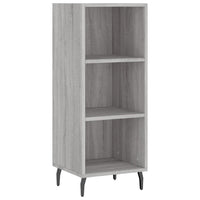 Thumbnail for Highboard Grau Sonoma 34,5x34x180 cm Holzwerkstoff