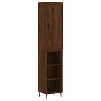 Thumbnail for Highboard Braun Eichen-Optik 34,5x34x180 cm Holzwerkstoff