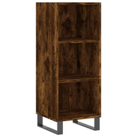 Thumbnail for Highboard Räuchereiche 34,5x34x180 cm Holzwerkstoff