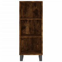 Thumbnail for Highboard Räuchereiche 34,5x34x180 cm Holzwerkstoff