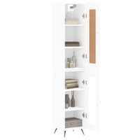 Thumbnail for Highboard Weiß 34,5x34x180 cm Holzwerkstoff